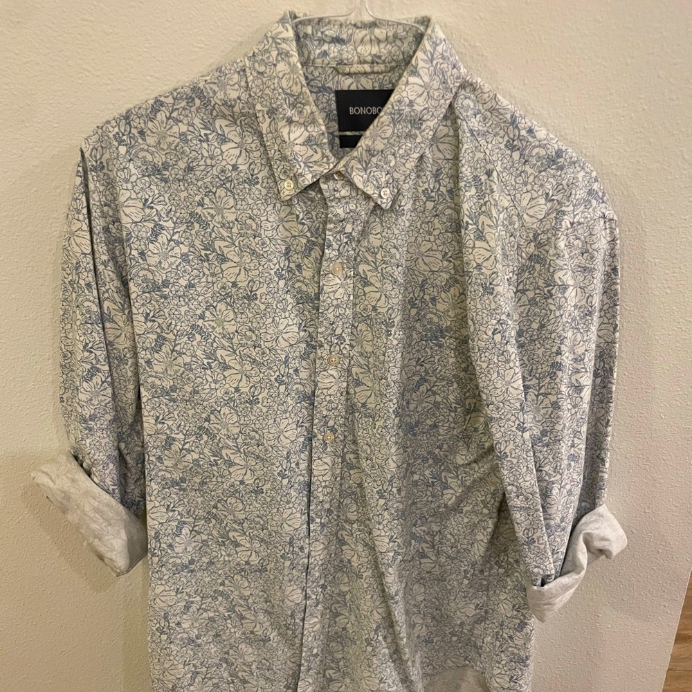 Bonobos Casual Button Up Slim Fit Large